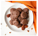 Sanders Small Batch Wonders Kettle Cooked Candy, 8 oz. (Milk Chocolate Sea-Salt Caramel Pecan Clusters)