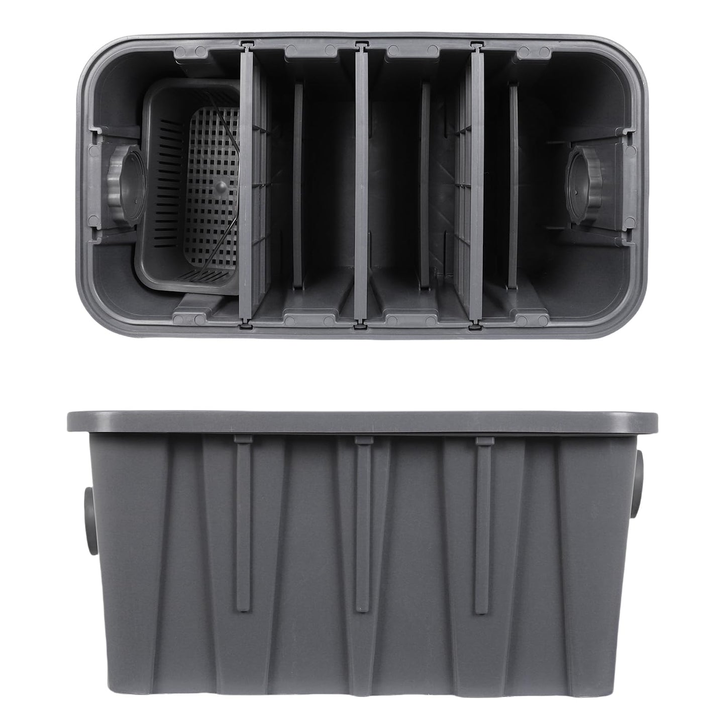 Generic Under Sink Grease Trap Box Commercial Oil Solidifier for Disposal with Removable Filter Basket Grease Interceptor Prevents Clogs
