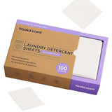 Hook'd Scent Laundry Detergent Sheets, Lavender, Plant-Based, Hypoallergenic, Zero-Mess Formula, 200 Loads, Eco-Friendly (Lavender)