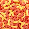 Peach Rings Gummy Candy | 1 Lb Bag | Classic Sweet and Sour Candy | Gummy Rings with Chewy Texture | Nostalgic Peach Gummies for Snacking, Parties