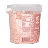 Falksalt Pink Himalayan Crystal Flakes, 21 oz, Gourmet Finishing Salt, Pyramid Salt Crystals, Mediterranean Sea Salt