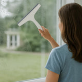 2PCS Multi-Purpose Plastic Squeegees Wipers - Streak-Free Cleaning for Glass, Mirrors & More!