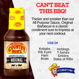 Country Bob's, Original Barbecue Sauce, 18 Ounce