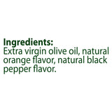 Mantova Orange & Black Pepper Extra Virgin Olive Oil Spray, heart-healthy cooking spray perfect for salads and pasta, 100% natural cooking oil made in Italy, olive oil dispenser bottle sprays, drips, or streams with no waste, 8 oz