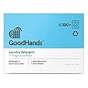 GoodHands Laundry Detergent Sheets - Tough on Stains, Gentle on Skin - Travel Size Laundry Detergent, Unscented, Eco-Friendly & Hypoallergenic - 4