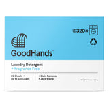 GoodHands Laundry Detergent Sheets - Tough on Stains, Gentle on Skin - Travel Size Laundry Detergent, Unscented, Eco-Friendly & Hypoallergenic - 4