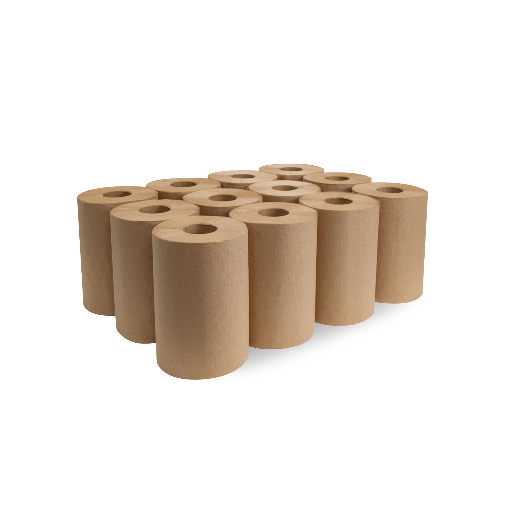 Hardwound Roll Towels, 8quot; x 350ft, Brown