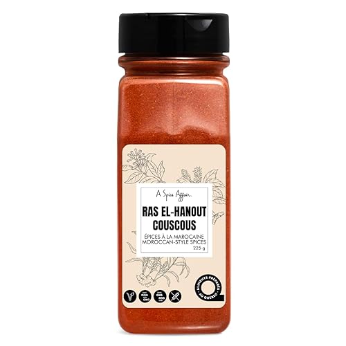A Spice Affair Ras El Hanout Seasoning | Moroccan Spice Blend | Warm, Aromatic & Complex | Authentic North African Spice Mix for Chicken, Lamb