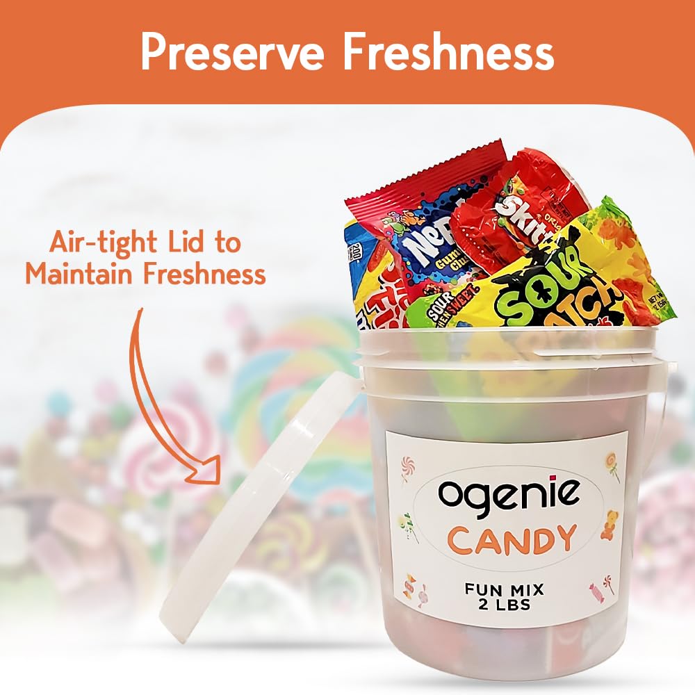 Candy Fun Mix -Holiday Candy-Assorted Candy -Bulk Candy Variety Pack-Candy Bucket-Candy Basket-Candy Care Package-Office Candy by Ogenie Candy (2