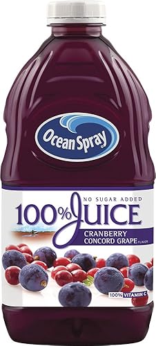 Ocean Spray 100% Juice, Cranberry Concord Grape, 60 Ounce Bottle