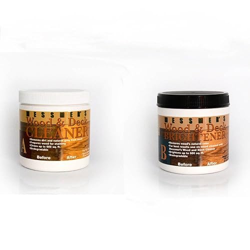 Messmer's WDA-1 16 ounce Parts A and B, Wood Cleaner and Brightener Combo Kit