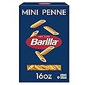 Barilla Mini Penne Pasta, 16 oz. Box - Non-GMO, Made with Durum Wheat Semolina - Kosher Certified