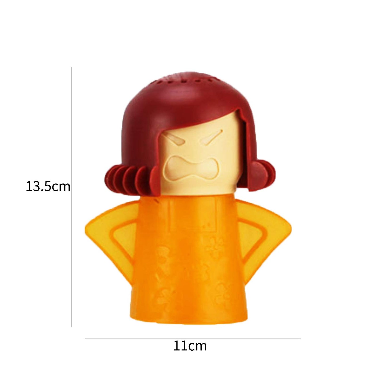 UgyDuky 4 Pack Angry Mom Microwave Cleaner Microwave Oven Steam Cleaner Doll Use Water and Vinegar High Temperature Cleaning Kitchen Cleaning Tool