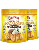 Jennies Organic Coconut Macaroons, 8 oz (2 Pack) | Dairy Free | Peanut Free | Gluten Free