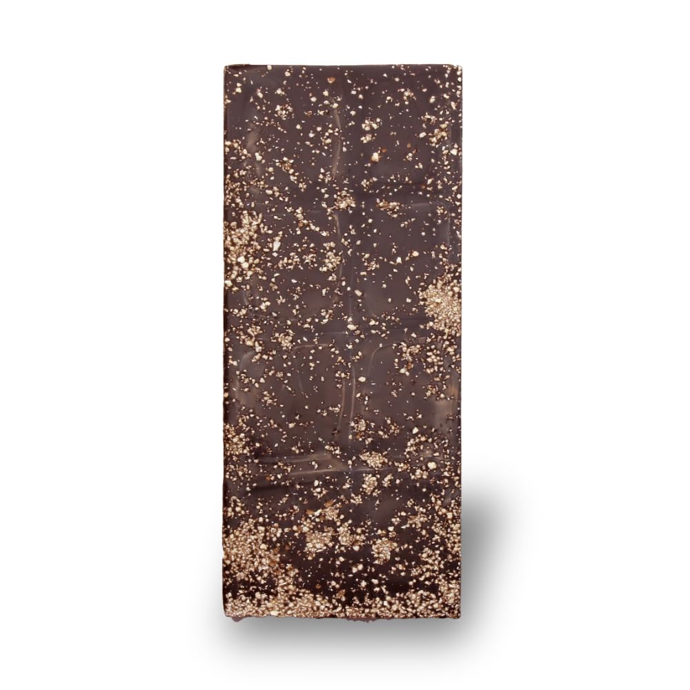 Ethel M Chocolates Small-Batch Gourmet Dark Chocolate Bar with Artisanal Lemon Satin Crème Topped with Real Lemon Zest (85g)