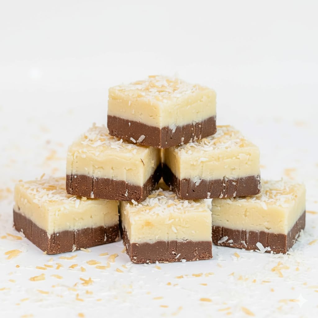 Valley Fudge, Coconut Cream, Fresh Artisan Fudge, Real Butter, Gourmet Candy, Half Pound Package