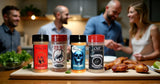 Wicked Tickle Chili Powder Gift Set, 4 Pack - Ghost, Smoked Ghost, Scorpion, Habanero Garlic Salt, 2 oz Bottles