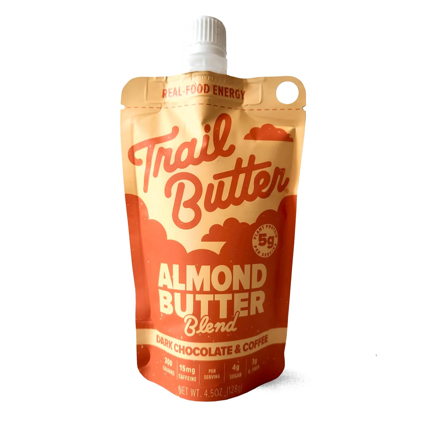 Trail Butter Big Squeeze Nut Butter Energy Pouches, 4.5oz (6-Pack) - Real Food Endurance Fuel, Protein Snack for Hiking, Camping & Active Lifestyles