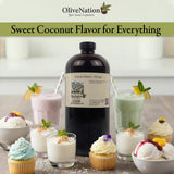 OliveNation Premium Coconut Extract - 32 ounces - Gluten free, Sugar free also bake and freeze-proof Perfect for Smoothie, iced lattes, puddings and i