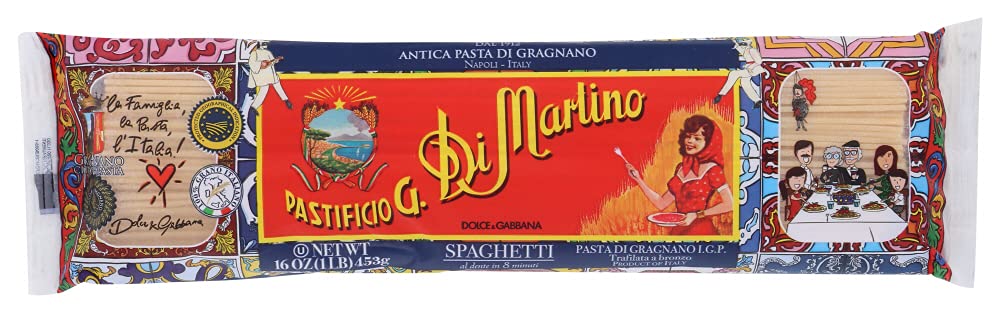 Di Martino - SPAGHETTINI - 1 lb - Premium Pasta IMPORTED FROM ITALY