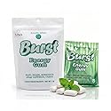 Burst Energy Gum - 45mg Caffeine Per Piece, Focus & Energy Burst, Arctic Mint 5 Packs of 8 (40 Pieces), Manage Stress, Functional Gum, Hunger Control