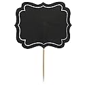 Premium Chalkboard Picks - 3.5" (Pack of 24) - Versatile & Reusable Party Accessory - Ideal for Weddings, Labeling, & Displays