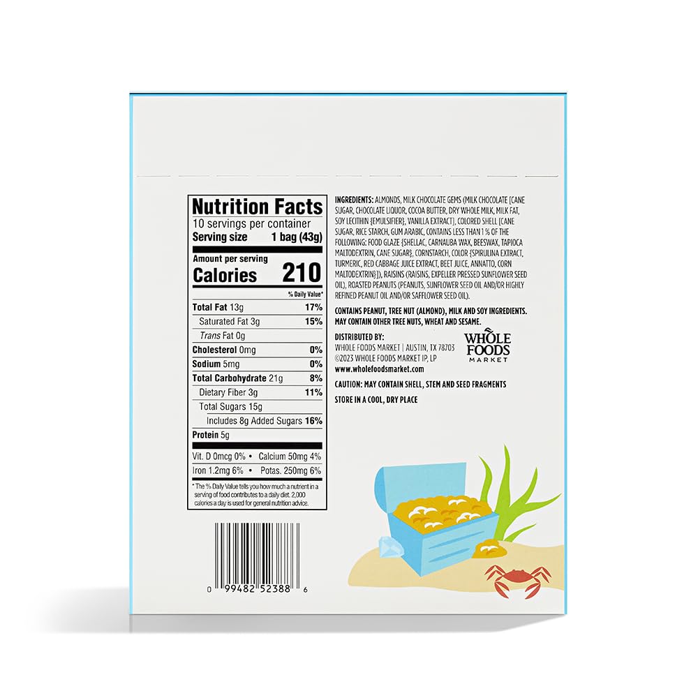 365 by Whole Foods Market, Treasure Hunt Trail Mix Multipack, 15 Ounce