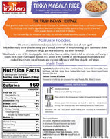 Truly Indian Tikka Masala Rice | Long-Grain, Aged Basmati Rice | Authentic Traditional Indian Rice Dishes Made With Locally Grown Ingredients | Ready to Eat, Vegan, Microwaveable Meal