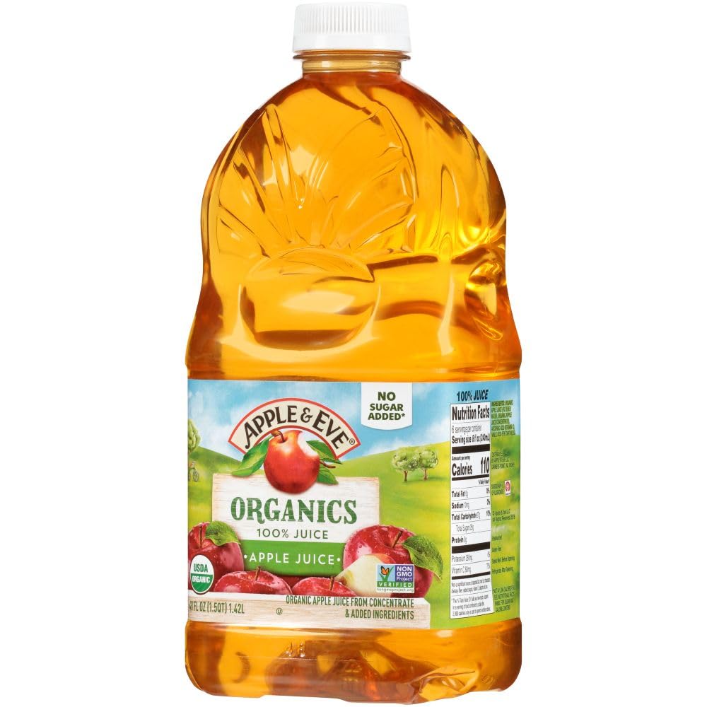 Apple & Eve Organic 100% Apple Juice, 48 oz