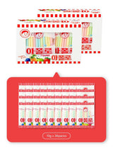 Korean Snack Apollo Straw Candy (10g x 18 packs) - Assorted Flavor Korean Snack Old School Childhood