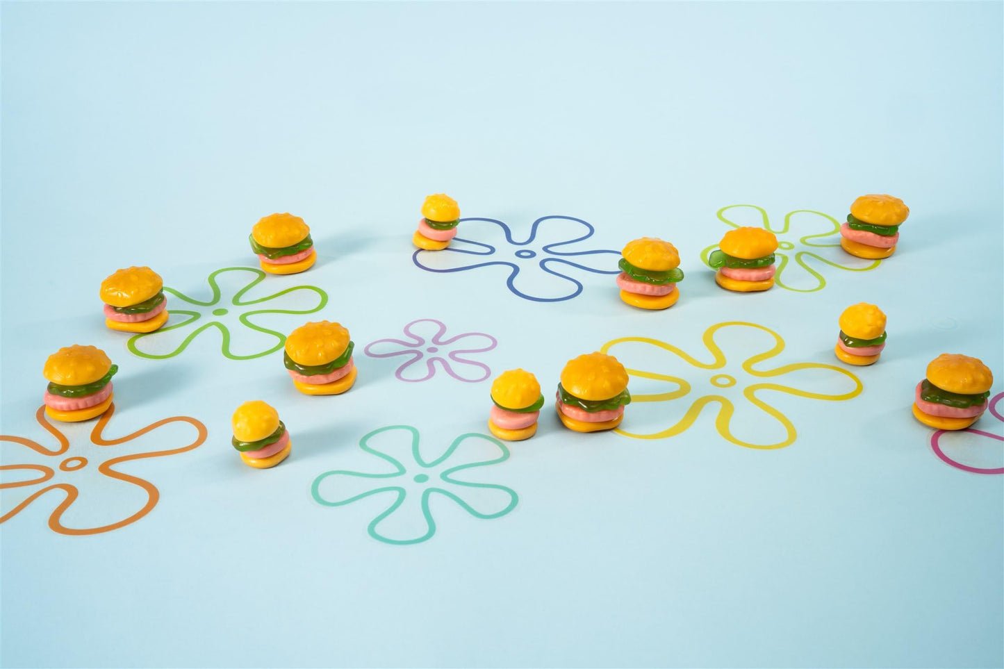 Spongebob SquarePants Gummy Candy Krabby Patty 14 Count Prefilled Plastic Easter Eggs Hunt Mix, 4.44 Ounce, For Kids Girls Boys Teens Grandkids Adults
