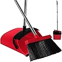 MOPPLEX Broom and Dustpan Set Combo, Kitchen Broom and Dustpan for Easy Sweeping, Premium Broom and Dustpan Set for Home Cleaning, Perfect Dust Pan