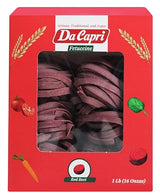Da Capri Red Beet Fettuccine (Pack Of 2) | Artisanal Homemade Pasta | 16 Oz Vegan & Healthy | 100% Natural & Plant-Based | Easy to make & Fast Cooking