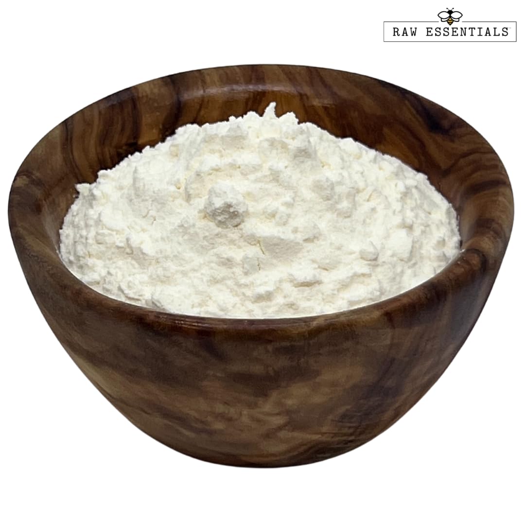 Raw Essentials White Asiago Cheese Powder - Irresistible Creaminess and Umami Depth for Pasta, Pizza, Snacks, and More - Savory & Cheesy - 7 Ounce