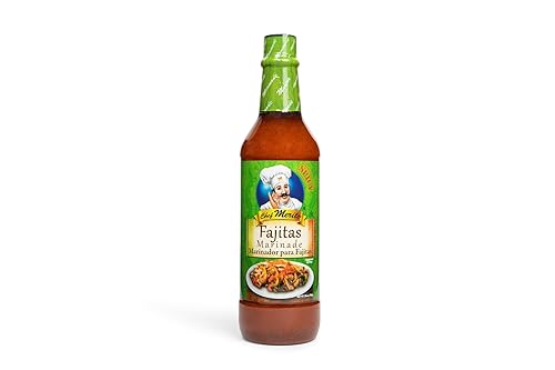 Chef Merito Fajitas Marinade 25 oz | Zesty & Smoky | Ideal for Beef, Chicken & Veggie Fajitas | Perfect for Grilling & Sautéing | Authentic Latin