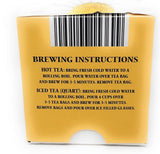 Ginger and Turmeric Herbal Tea Bags, 3 Pack, Total 60 Individually wrapped