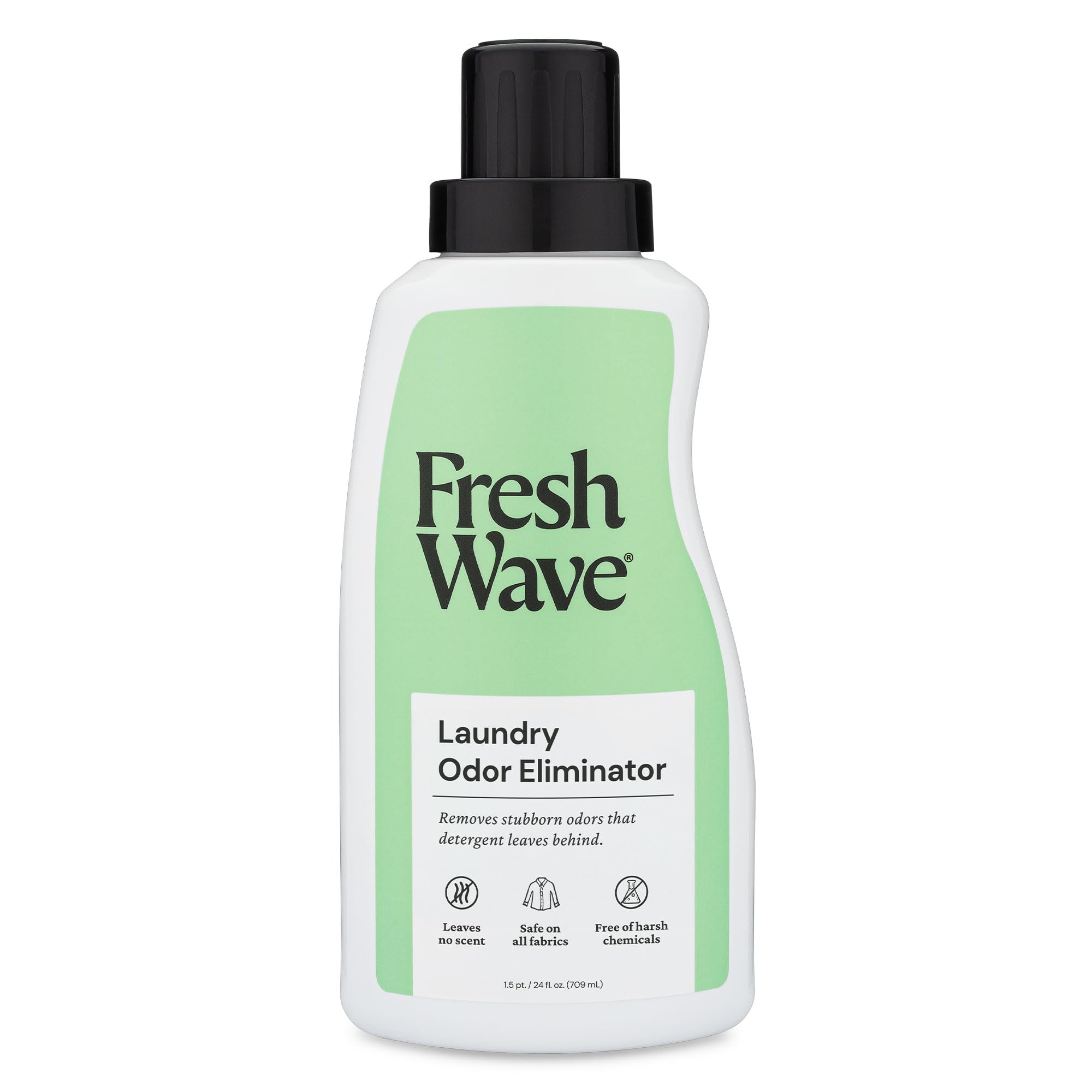 Fresh Wave Odor Removing Laundry Booster, 24 fl. Oz. | Laundry Scent Booster | Safer Odor Relief | Natural Plant-Based Odor Eliminator | Pet Bedding
