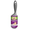 werpower Scotch-Brite Lint Roller, 50 Percent Stickier, 1 Roller with 48 Sheets, Refillable Lint Brush