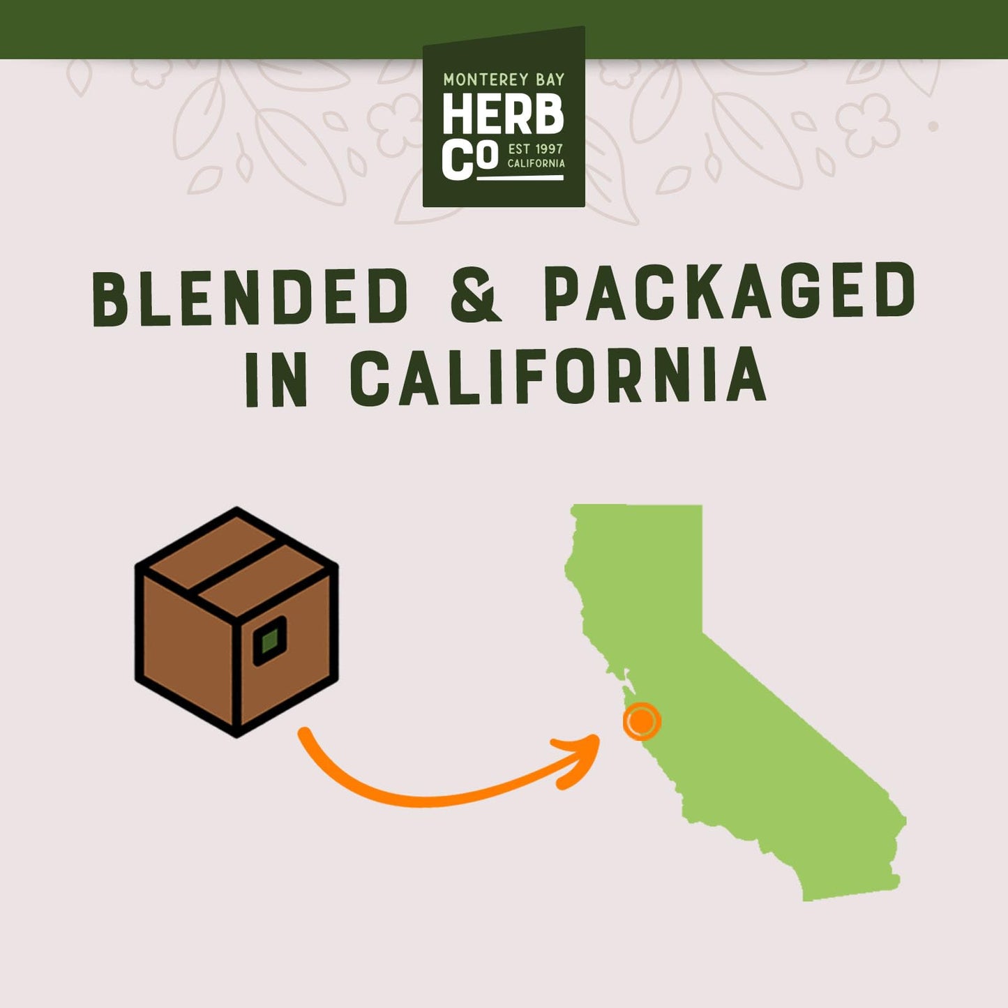Citrus Mint Tea with Hibiscus, by Herb Co, Caffeine Free Herbal Blend with Peppermint & Stevia, 1/4 lb