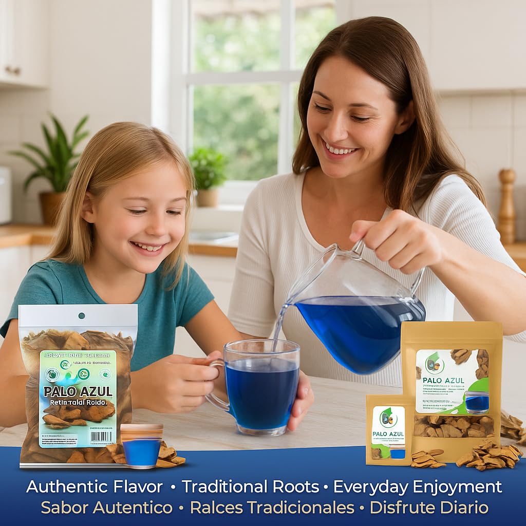 Palo Azul Herbal Tea Combo - 24 Tea Bags + 4 oz Loose Leaf (141 g) - Kidneywood (Blue Stick) Botanical Infusion - 100% Natural, Vegan, Non-GMO