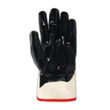 SHOWA 7066 Palm Coated Nitrile General Purpose Work Glove with Cotton Jersey Liner, Smooth Grip, Large (12 Pair)