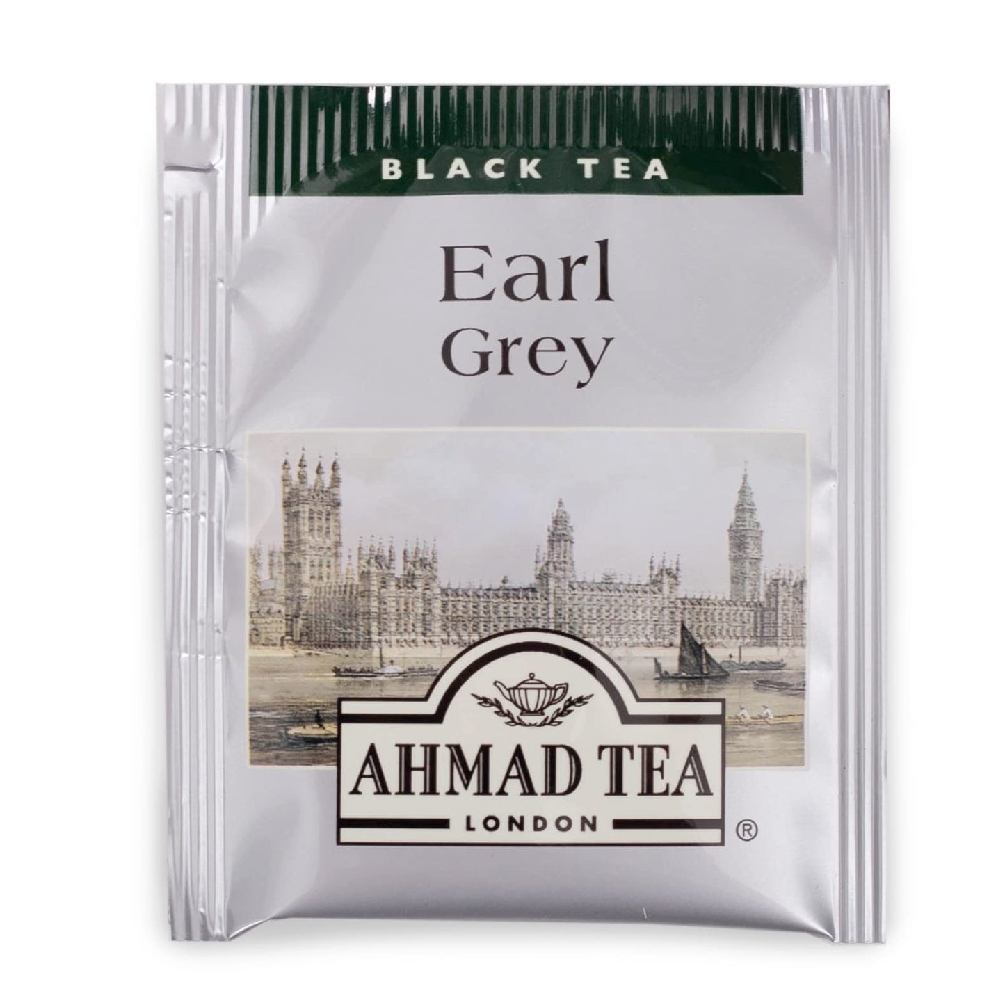 Ahmad Tea Earl Grey foil teabags, 100 Count