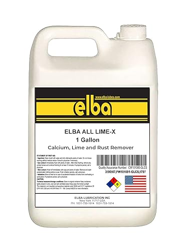 elba CALCIUM LIME SCALE, RUST AND CORROSION REMOVER. CLEANER. DESCALER.(1 GALLON BOTTLE)