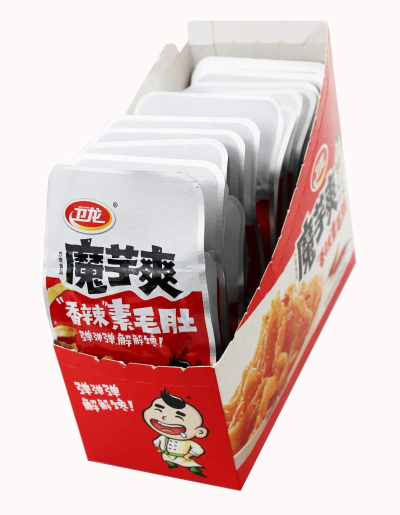 WeiLong Latiao, Damianjin Spicy Gluten, ????????Wei Long Konjac 20 Sachets / 360g Chinese Snack,Chanmoyu,Moyushuang, Independent small package