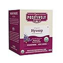 Organic Positively Botanicals Company, Hyssop Herbal Tea Bags, 20 Count