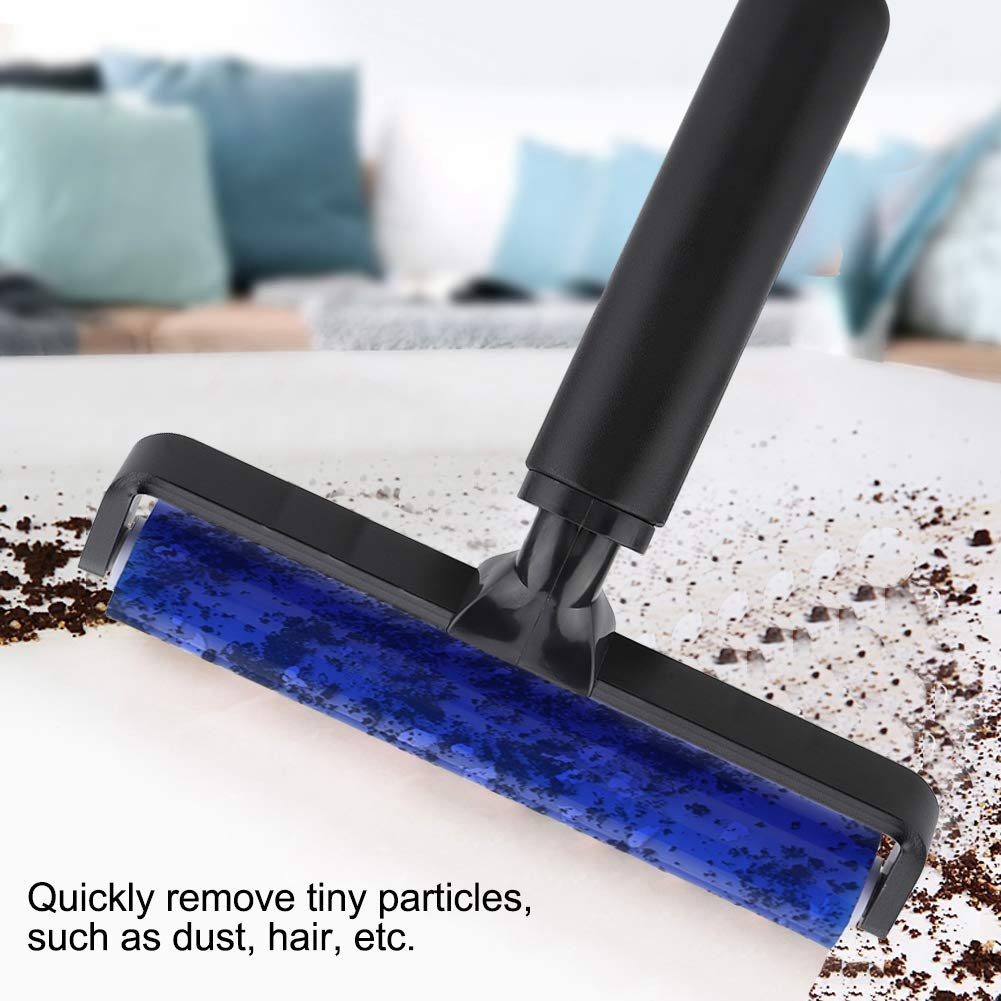 Du Removal Silicone Roller Anti-ATIC Roller Brush Four Sizes nual Cleaner Tool for Du Pet Hair Clothes Carpet Furniture(12in)