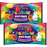 Easter Mini Rainbow Eggs (1 Pounds) 2 Bags of Chocolate Eggs Each 8 oz, Mini Eggs Perfect for Easter Celebrations, Treat Yourself to the Ultimate