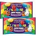 Easter Mini Rainbow Eggs (1 Pounds) 2 Bags of Chocolate Eggs Each 8 oz, Mini Eggs Perfect for Easter Celebrations, Treat Yourself to the Ultimate