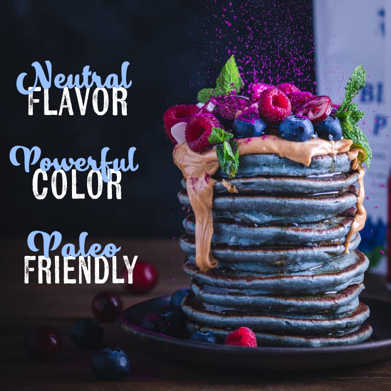 Ancient Choice - Butterfly Pea Flower Powder (4 Ounce) | Blue Matcha Tea | Ceremonial (Highest) Grade | Adaptogenic Raw Culinary | Natural Food