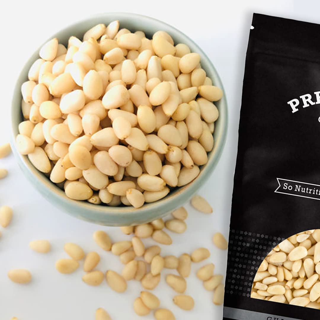 Presto Sales Pine Nuts, 32 oz. | Large, Raw, Sweet, Nutritious, Superfood, Increases your energy levels, keeps your skin healthy and young in
